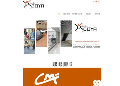 goyaDesign website screenshot